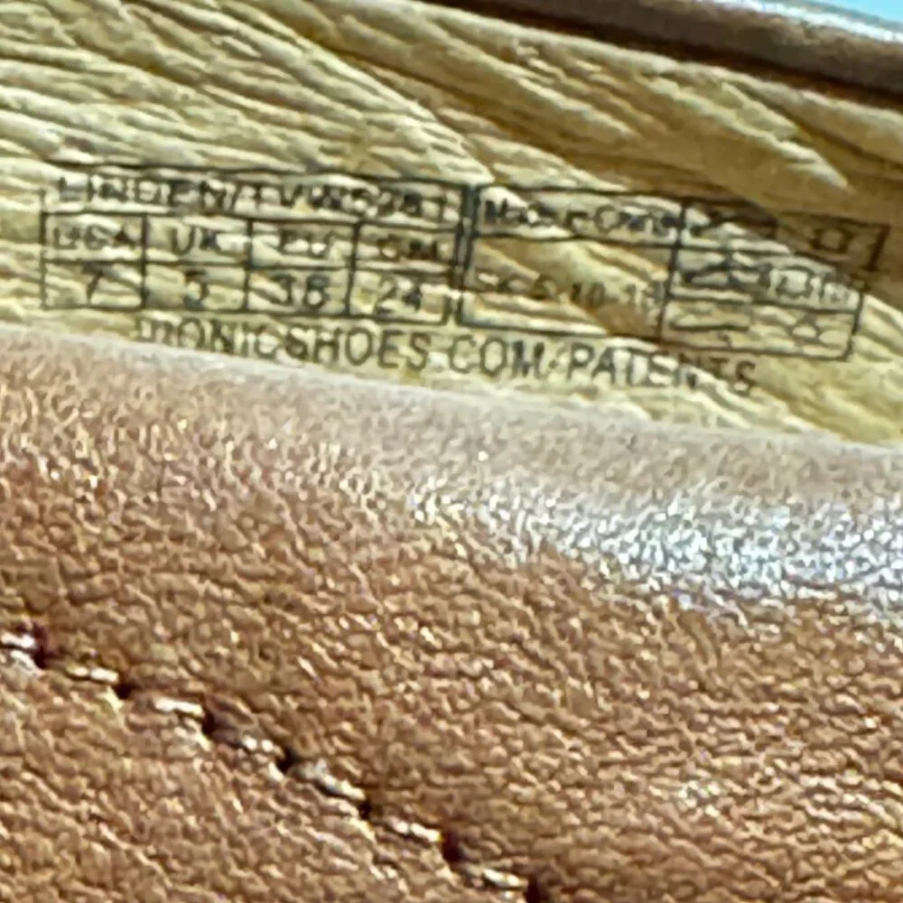 Vionic Fresh Liden Womens Casual Slip-On Shoes Size 7 Brown Leather With White R - Picture 11 of 11